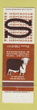 Matchbook Cover - Stockmen's Motor Hotel Elko NV