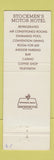 Matchbook Cover - Stockmen's Motor Hotel Elko NV