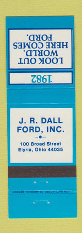 Matchbook Cover - 1982 Ford JR Dall Elyria OH