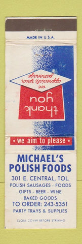 Matchbook Cover - Michael's Polish Foods WEAR
