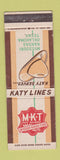 Matchbook Cover - MKT Katy Railroad