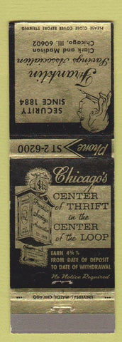 Matchbook Cover - Frankling Savings Chicago IL WEAR