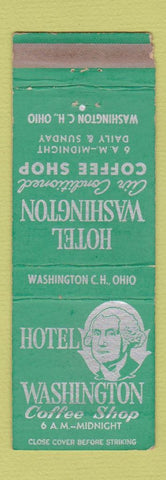 Matchbook Cover - Hotel Washington Court House OH