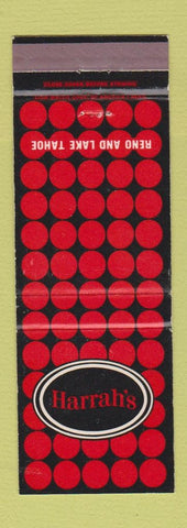 Matchbook Cover - Harrah's Casino Reno Lake Tahoe NV