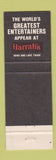 Matchbook Cover - Harrah's Casino Reno Lake Tahoe NV