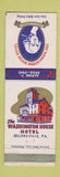 Matchbook Cover - Washington House Hotel Sellersville PA George