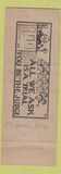 Matchbook Cover - Eddie's Liquor Store Austin TX pinup