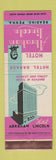 Matchbook Cover - Hotel Abraham Lincoln Reading PA WEAR