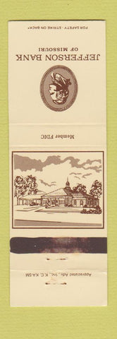 Matchbook Cover - Jefferson Bank of MO Jefferson City