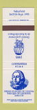 Matchbook Cover Pierre De Rigaud De Cavagnal Marquis De Vaudreuil Valleyfield QC