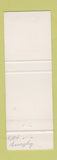 Matchbook Cover - Louis De Buade Comte De Frontenac Levis QC