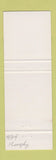 Matchbook Cover - Francois Gaston Duc De Levis Valleyfield QC
