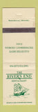 Matchbook Cover - River's End Restaurant Thunderbolt GA WEAR