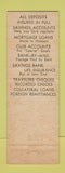Matchbook Cover - Suffolk Franklin Savings Bank Boston MA Benjamin