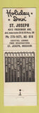 Matchbook Cover - Holiday Inn St Joseph MO
