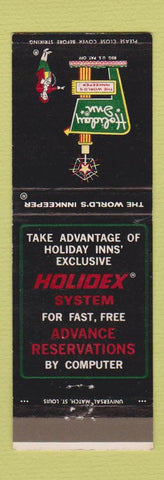 Matchbook Cover - Holiday Inn Boston MA