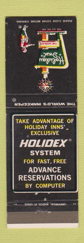 Matchbook Cover - Holiday Inn Boston Lexington Waltham MA
