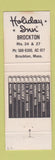 Matchbook Cover - Holiday Inn Brockton MA