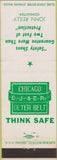 Matchbook Cover - Chicago Out Belt Safety Shoes