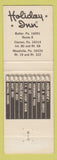 Matchbook Cover - Holiday Inn Meadville PA Clarion Butler