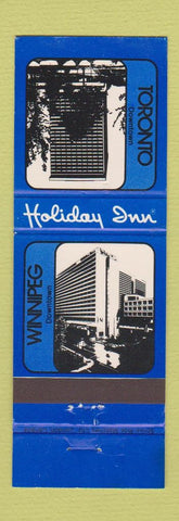 Matchbook Cover - Holiday Inn Toronto ON Winnipeg MB