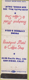 Matchbook Cover - Beautyrest Motel San Diego CA WEAR