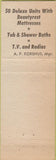 Matchbook Cover - Beautyrest Motel San Diego CA WEAR