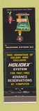 Matchbook Cover - Holiday Inn Watertown NY