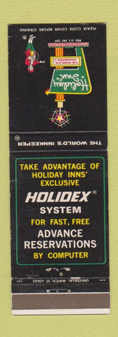 Matchbook Cover - Holiday Inn Watertown NY