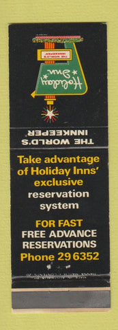 Matchbook Cover - Holiday Inn North Sydney Australia #1