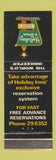 Matchbook Cover - Holiday Inn North Sydney Australia #1 WEAR