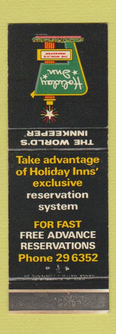 Matchbook Cover - Holiday Inn North Sydney Australia #1 WEAR