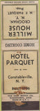 Matchbook Cover - Miller House Croghan NY WEAR Constableville