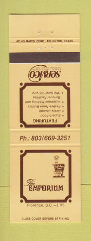 Matchbook Cover - Holiday Inn The Emporium Florence