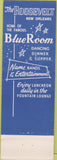 Matchbook Cover - Roosevelt Hotel New Orleans LA