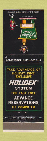 Matchbook Cover - Holiday Inn Sidney OH