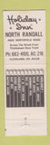 Matchbook Cover - Holiday Inn North Randall Cleveland OH