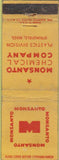 Matchbook Cover - Monsanto Chemical Co Springfield MA WEAR