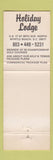 Matchbook Cover - Holiday Inn Myrtle Beach SC Cafe Madrid #1