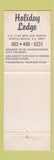 Matchbook Cover - Holiday Inn Myrtle Beach SC Cafe Madrid #4