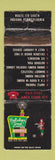 Matchbook Cover - Holiday Inn REMOVE DELETE