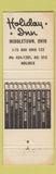 Matchbook Cover - Holiday Inn Middletown OH WEAR