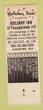 Matchbook Cover - Holiday Inn Youngstown OH