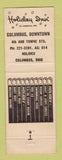 Matchbook Cover - Holiday Inn Columbus OH Downtown WEAR