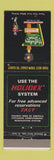 Matchbook Cover - Holiday Inn Toledo OH West Maumee