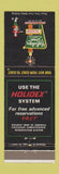 Matchbook Cover - Holiday Inn Wheeling ST Clairsville OH