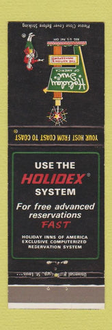 Matchbook Cover - Holiday Inn Wheeling ST Clairsville OH