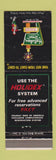 Matchbook Cover - Holiday Inn Toledo OH North