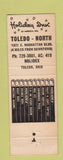 Matchbook Cover - Holiday Inn Toledo OH North