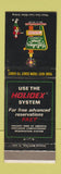 Matchbook Cover - Holiday Inn Canton OH #2